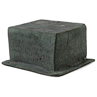 Roman Bronze Statue Plinth with Inscription for Publius Licinius Valerianus