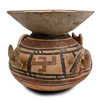 Large Daunian Olla with Flaring Mouth