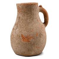 Amlash Terracotta Jug with Zoomorphic Handle