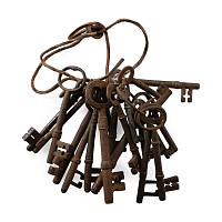 Post Medieval Iron Door Key Collection