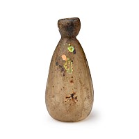 Western Asiatic Ribbed Glass Vessel