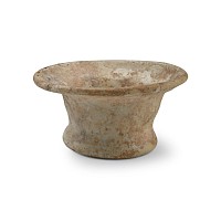 Roman Opaque White Glass Patera Bowl