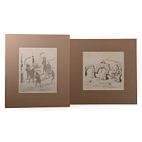 Two Georgian Political Caricatures by James Sayers