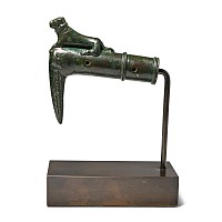 Luristan Bronze Pickaxe with Crouching Dog