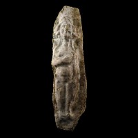 Large Parthian Glazed Faience Figure of the God Astarte