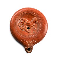 Grand Tour Terracotta Oil Lamp