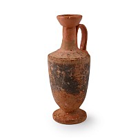 Greek Miniature Black Glazed Lekythos