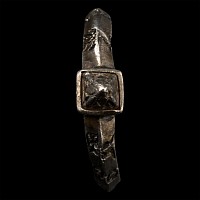 Medieval Amuletic Silver Ring with the Names of the Magi