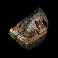 Egyptian Fragment of a Naophorus Statue