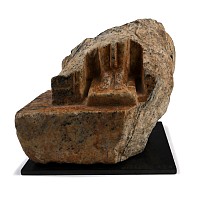 Egyptian Fragment of a Naophorus Statue