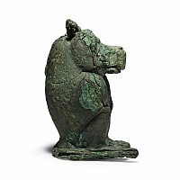 Large Egyptian Bronze Figure of Thoth