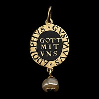 Post Medieval Gold and Enamel Supporters’ Medal of Gustavus II Adolphus of Sweden
