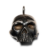 Post Medieval Silver Skull Pendant
