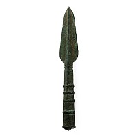 Luristan Bronze Socketted Spearhead