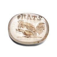 Roman Rock Crystal Gemstone of an Archigallus