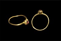 Medieval Gold Cabochon Ring
