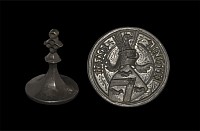 Medieval Knight's Armorial Seal Matrix of Sir John Bridsale