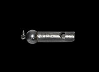 Post Medieval Silver Hawking Whistle with 'HF' Initials