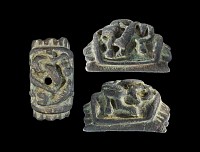Viking Bronze Entwined Birds Sword Pommel