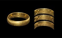 Post Medieval Gold 'As god decreed so we agreed' Posy Ring