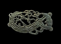 Viking Scandinavian Jellinge Style Bronze Dragon Belt Plaque