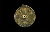 Anglo-Saxon Gilt Bronze Harness Mount