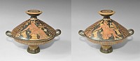 Greek Red Figure Ware Lekanis