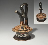 Greek Apulian Figural Painted Epichyses