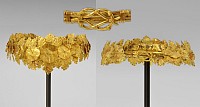 Greek Hellenistic Gold Oak Leaf Wreath