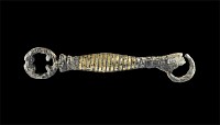 Viking Bronze Decorated Key