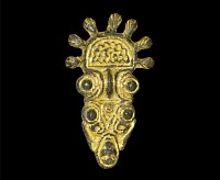 Anglo-Saxon Gilt-Bronze Radiate-Headed Brooch
