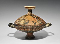Greek Apulian Red Figure Ware Lekanis