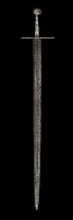 Medieval Iron Disc-Pommel Sword