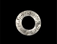 Medieval Silver 'de Vere Family' Vervel Ring