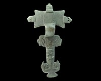 Anglo-Saxon Zoomorphic 'Bird-Head Lappets' Cruciform Brooch