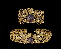 Greek Gold 'Pontic Aristocratic' Diadem with Gemstone