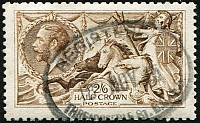 2/6d SG 407(10) 'BROWN' VGU