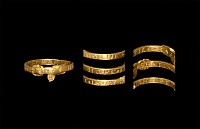 Post Medieval Tudor Gold 'HOPE IS MI HOLDE TILL HAP SHALL HELPE' Buckle Posy Ring
