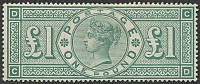 £1 GREEN SG 212 MINT