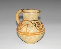 Greek Ceramic Decorated Jug