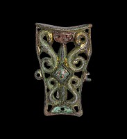 Anglo-Saxon Gilt Mount with Dragons