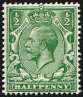 1/2d SG 356 'BLUE-GREEN' MINT