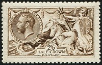 2/6d SG 407 'GREY-BROWN' U/M