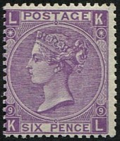 6d SG 109, Pl.9 MINT