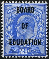 BOARD OF EDUCATION 2 1/2d SG O85 U/M