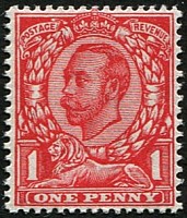 1d SG 343 'ANILINE-SCARLET'(F) U/M
