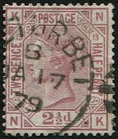 2 1/2d SG 141, Pl.13 VFU