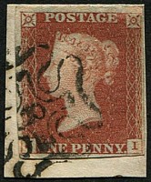 1d Pl.40 'JI' 'NO.10' IN MX