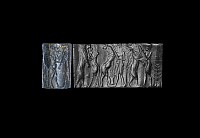 Western Asiatic Akkadian Gilgamesh Cylinder Seal