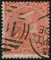 4d SG 80wi 'Pale-Red' 'WMK.INV' VFU